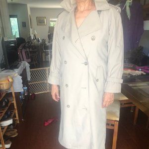 Tan Lined Raincoat by Jones of New York